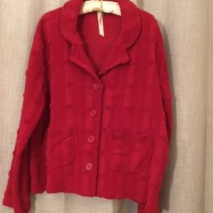 Christy Allen red blazer jacket XL